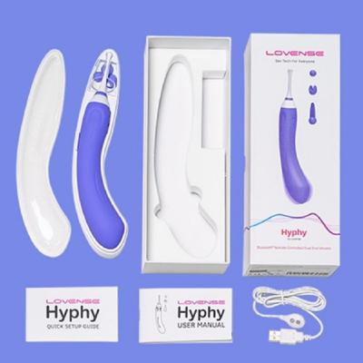 Máy rung 2 đầu điều khiển qua app Lovense Hyphy kèm 3 đầu phụ kích thích đa điểm