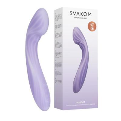 Máy rung 2 đầu kích thích điểm G Svakom Margot sưởi ấm điều khiển qua app cao cấp