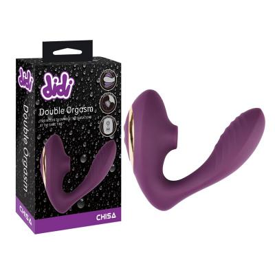 Máy rung bú hút điểm G trong và ngoài âm đạo Chisa Didi Double Orgasm cao cấp
