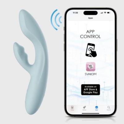 Máy rung Svakom Chika thông minh điều khiển qua app 2 nhánh có sưởi ấm