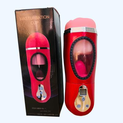 Máy thủ dâm rung bú liếm Masturbation Cup tỏa nhiệt cực khoái cho nam