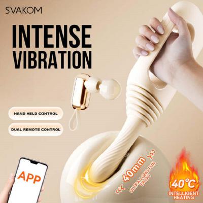 Máy thủ dâm rung thụt Svakom Pulse Pro Handy Thruster hút, sưởi ấm, điều khiển qua App