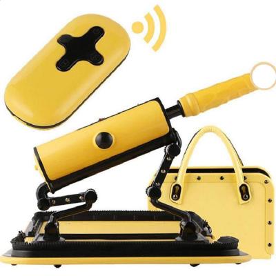 Máy thủ dâm tự động rung thụt cho nữ có remote cao cấp ngụy trang túi xách màu vàng