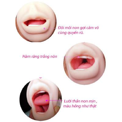 Miệng giả silicon cho anh em thích cách quan hệ tình dục bằng miệng Wille