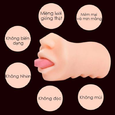 Miệng giả silicon có lưỡi rung liếm như thật cho anh em thích quan hệ bằng miệng