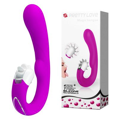 Que rung kết hợp lưỡi liếm Pretty Love Magic Tongue đa chức năng