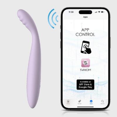 Que rung massage điểm G Svakom Cici 2 sưởi ấm điều khiển qua App