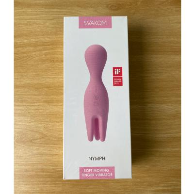 Sextoys đồ chơi tình dục - Máy massage âm đạo và vú 2 đầu Svakom NYMPH ngón tay mạnh mẽ