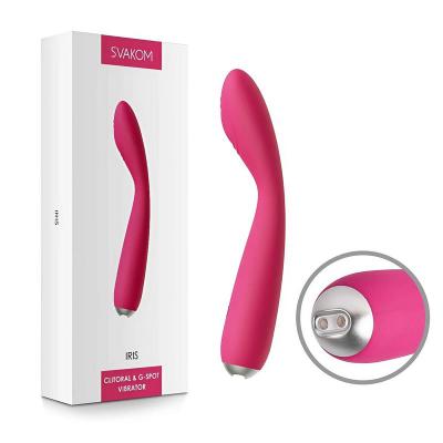 Thanh rung ngón tay massage điểm G hột le Svakom Iris nhỏ gọn cao cấp