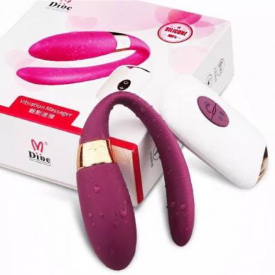 Trứng rung Dibe kích thích điểm G hình chữ C điều khiển từ xa pin sạc