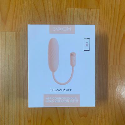 Trứng rung kép 2 đầu Svakom Shimmer điều khiển qua app điện thoại