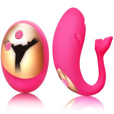 Trứng rung không dây cá heo kích thích điểm G điều khiển từ xa