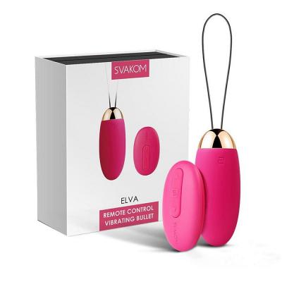 Trứng rung massage âm đạo hạt le Svakom Elva điều khiển xa cao cấp