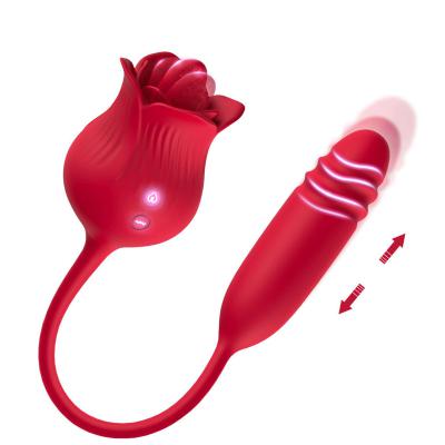 Trứng rung thụt lưỡi liếm bông hồng Rose Vibrator cao cấp