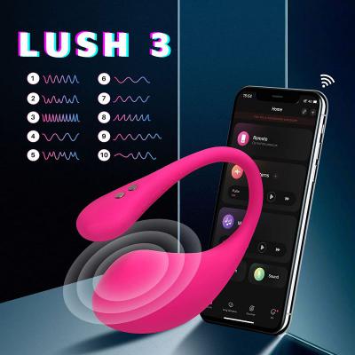 Trứng rung tình yêu Lovense Lush 3 điều khiển từ xa qua app không giới hạn
