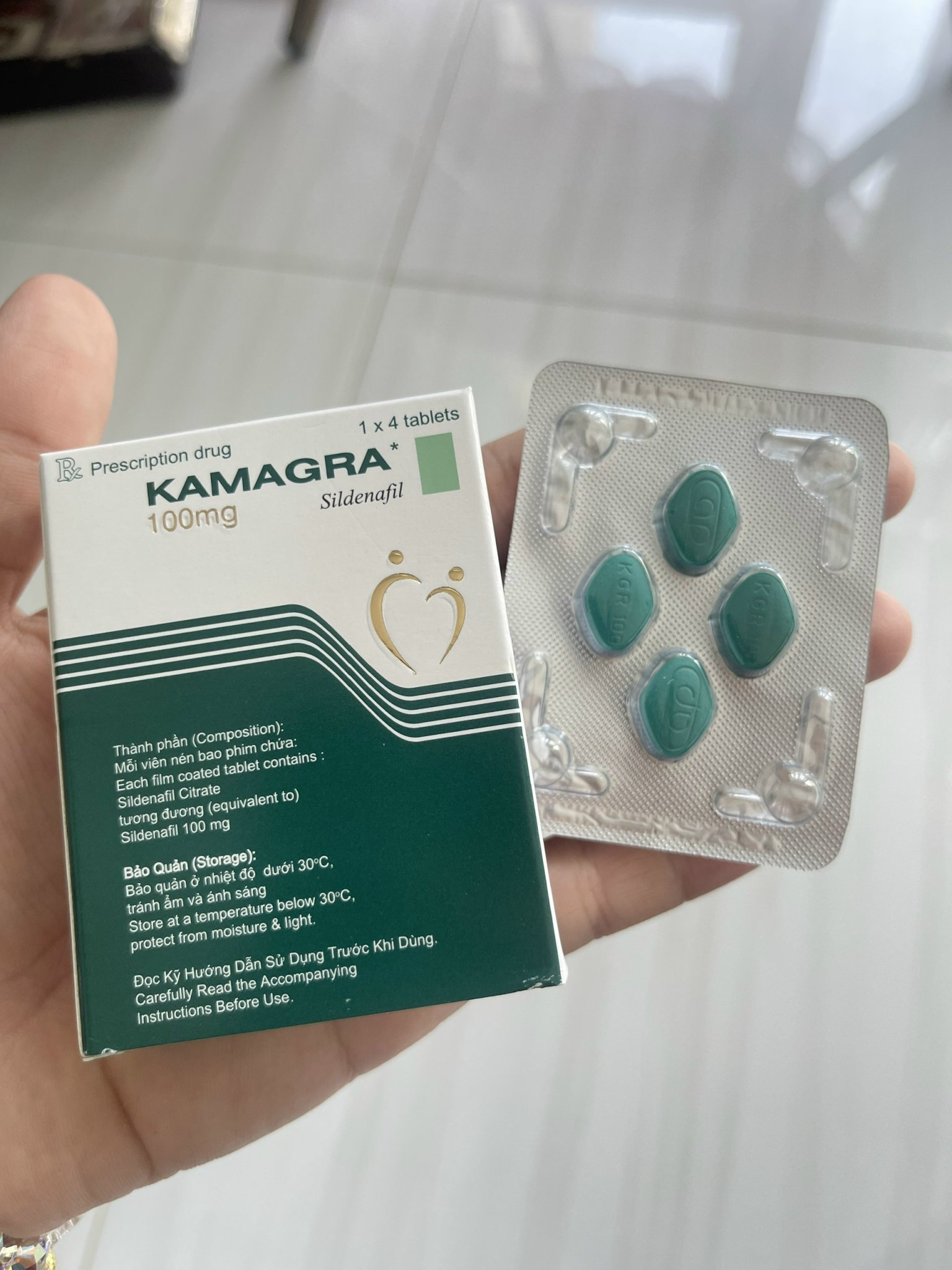 THUỐC TĂNG CƯỜNG SINH LÝ KAMAGRA 100MG