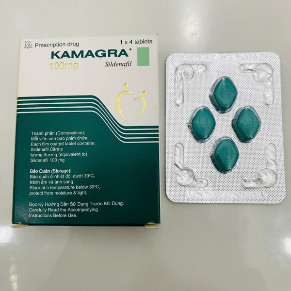 Thuốc tăng cường sinh lý nam Kamagra 100mg chính hãng kéo dài cuộc yêu