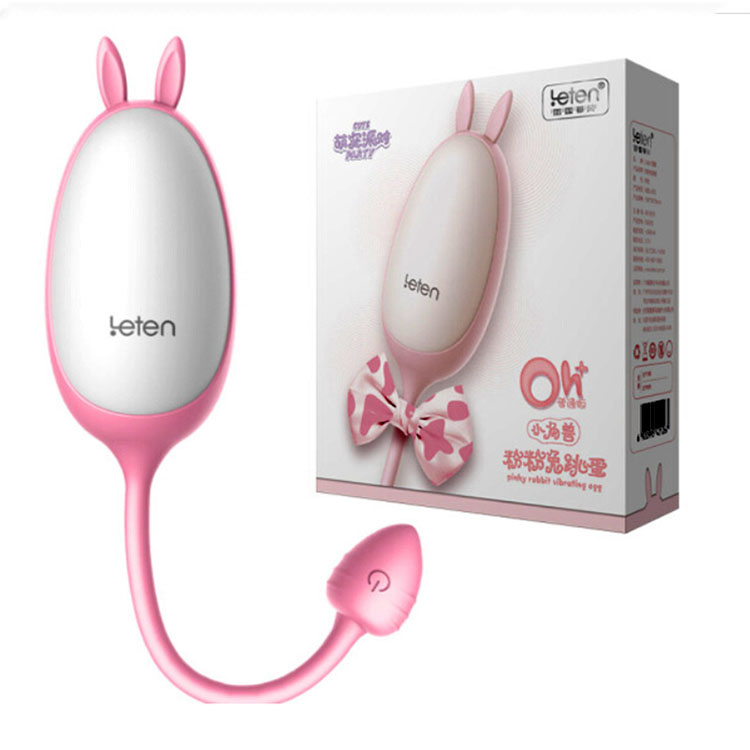 Trứng rung tình yêu máy mát xa âm đạo Leten tai thỏ cute 7 tần số